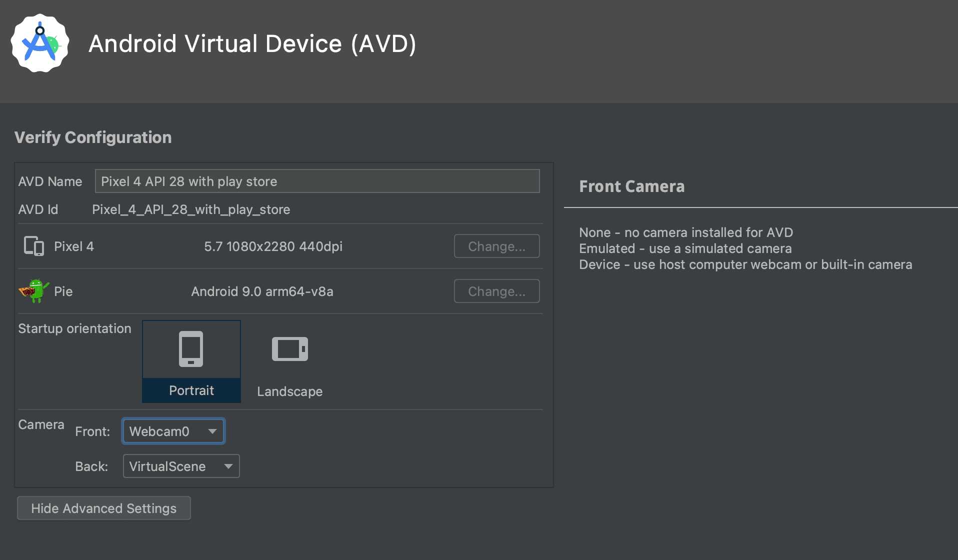 VReRV Blog 비디오파일을 안드로이드 에뮬레이터 카메라의 입력으로 사용하기